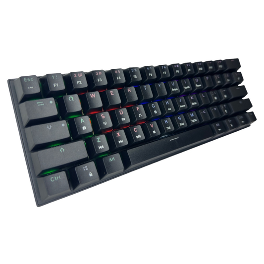 Teclado Mecánico 61 Teclas RGB USB-C