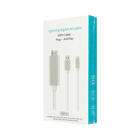 Cable Lightning a HDMI Full HD 1080p