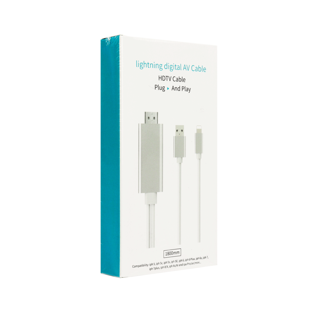 Cable Lightning a HDMI Full HD 1080p