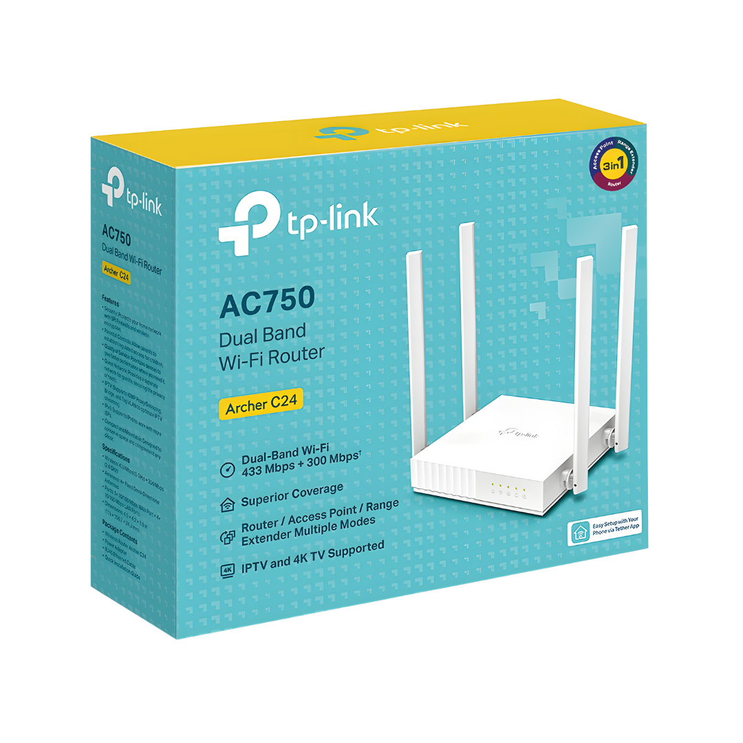 Router Wi-Fi TP-Link Archer C24 AC750