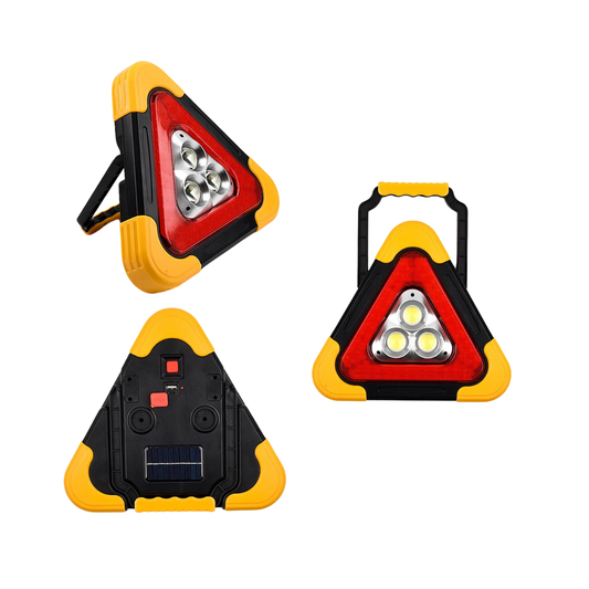 Lámpara LED Triangular de Emergencia Recargable