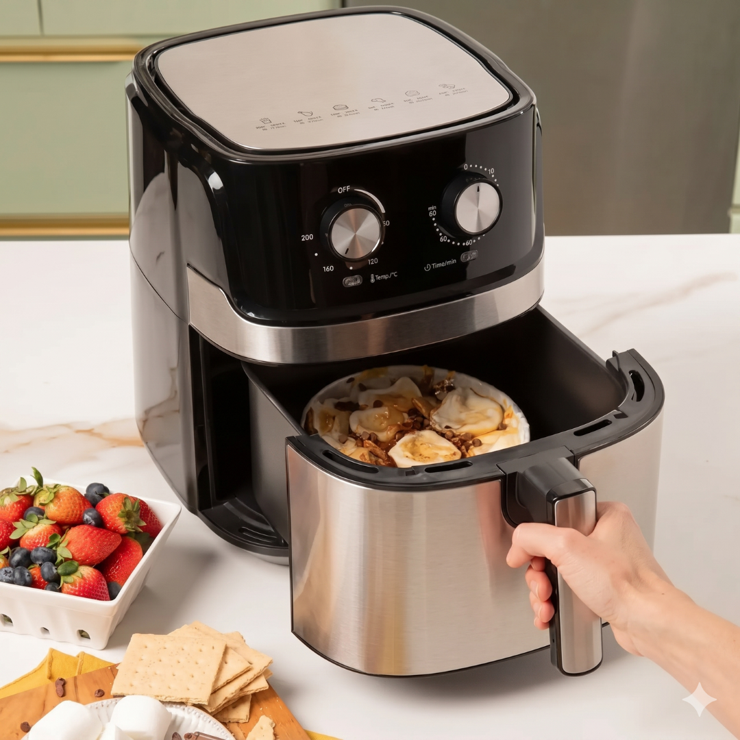 Freidora de Aire Kalley 6.3L K-MAF6 1700W Negra Sin Aceite
