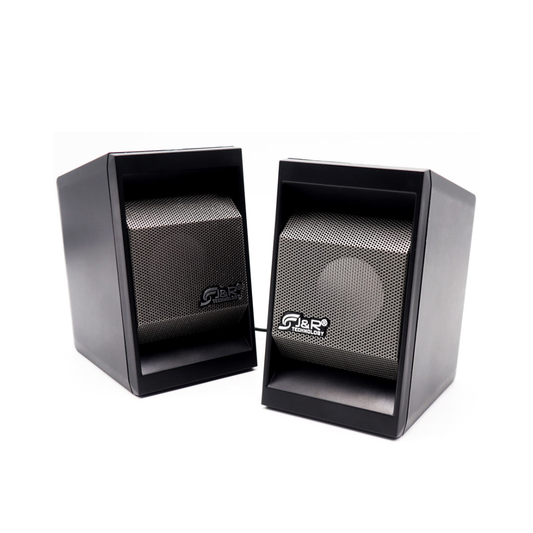 Parlantes USB J&R J5218 Premium 6W con Plug 3.5mm
