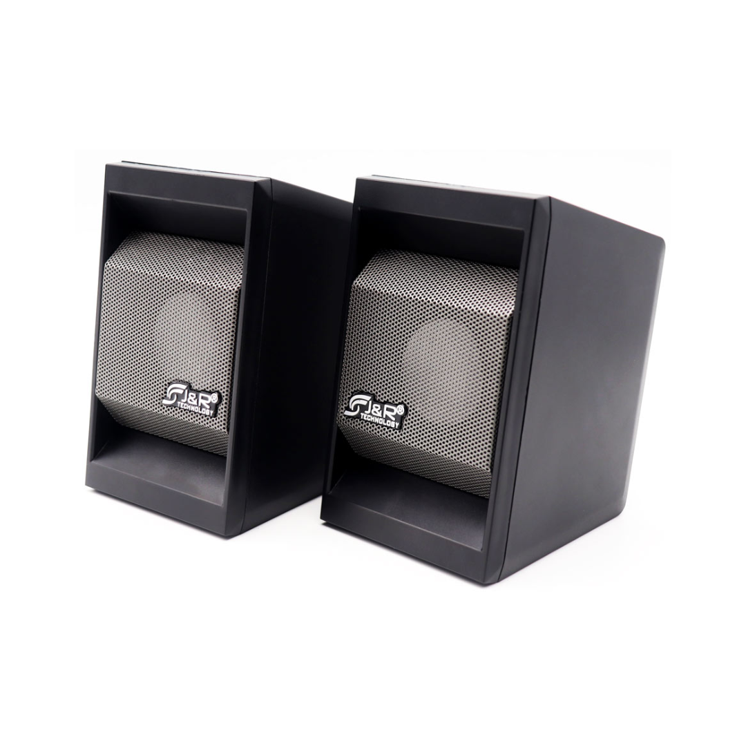 Parlantes USB J&R J5218 Premium 6W con Plug 3.5mm
