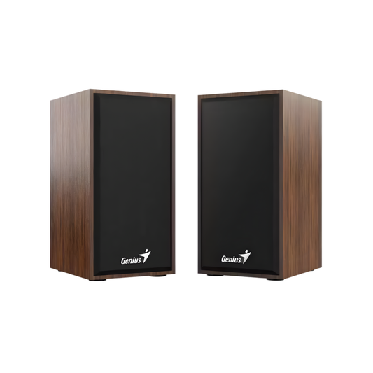 Parlantes Genius SP-HF180 USB 6W Estéreo de Madera
