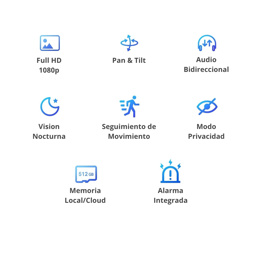 Cámara Wi-Fi de Seguridad TP-Link Tapo C200 Interiores 1080p