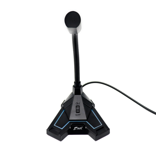 Micrófono Gamer J&R MCJR-003 RGB USB