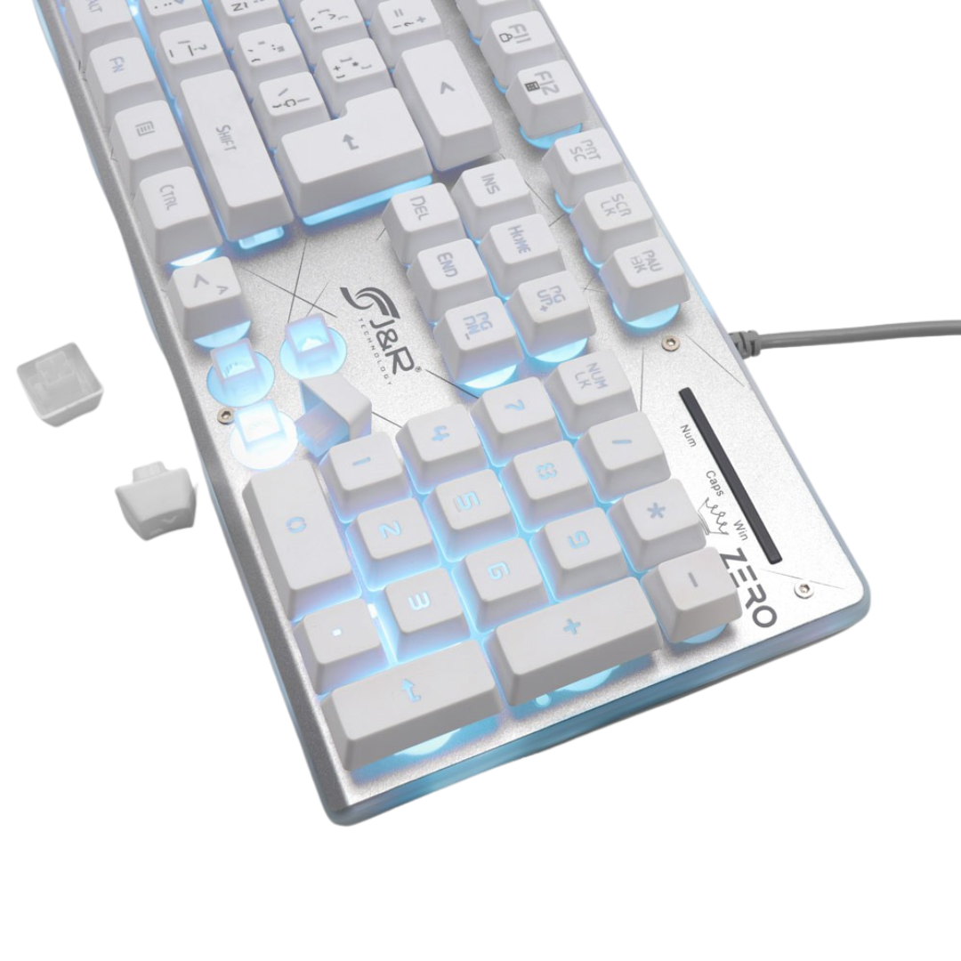 Combo Gamer RGB ZERO J&R Teclado Mouse Diadema con Software y Luces RGB