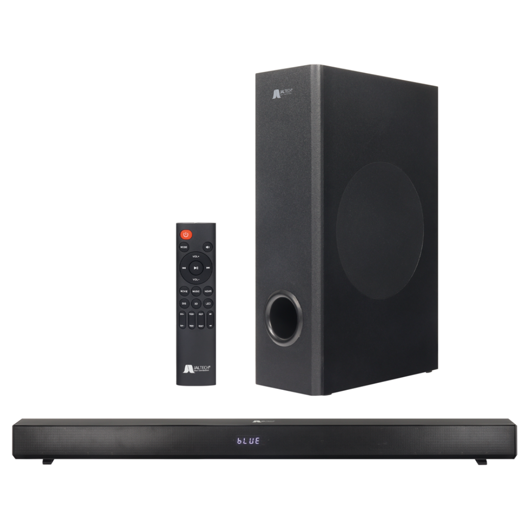 Barra de Sonido 2.1 JALTECH JAL-B2036 75W RMS Bluetooth HDMI Subwoofer