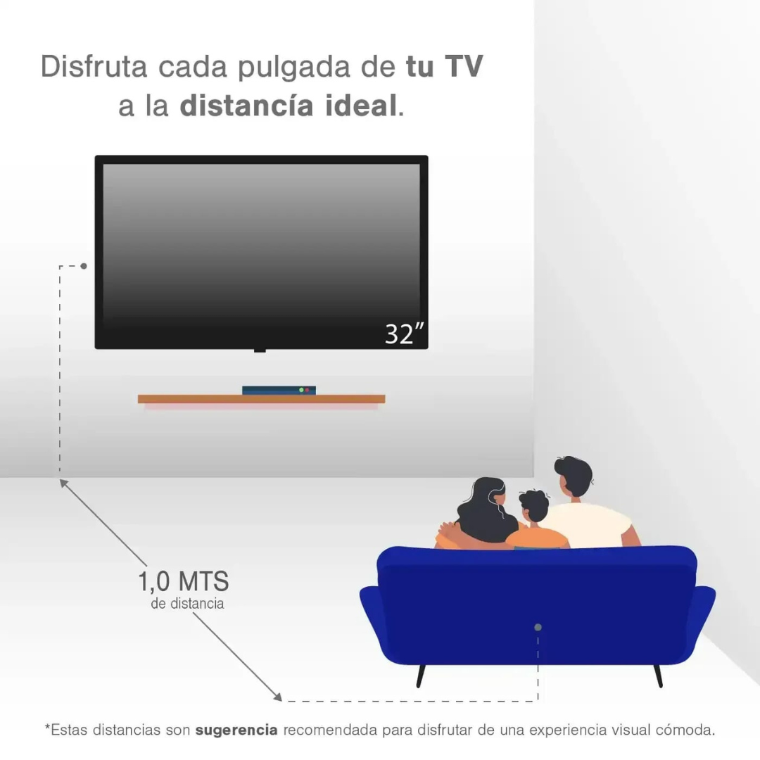 Televisor SmartTV Kalley 32” FHD Google TV K-GTV32FHD