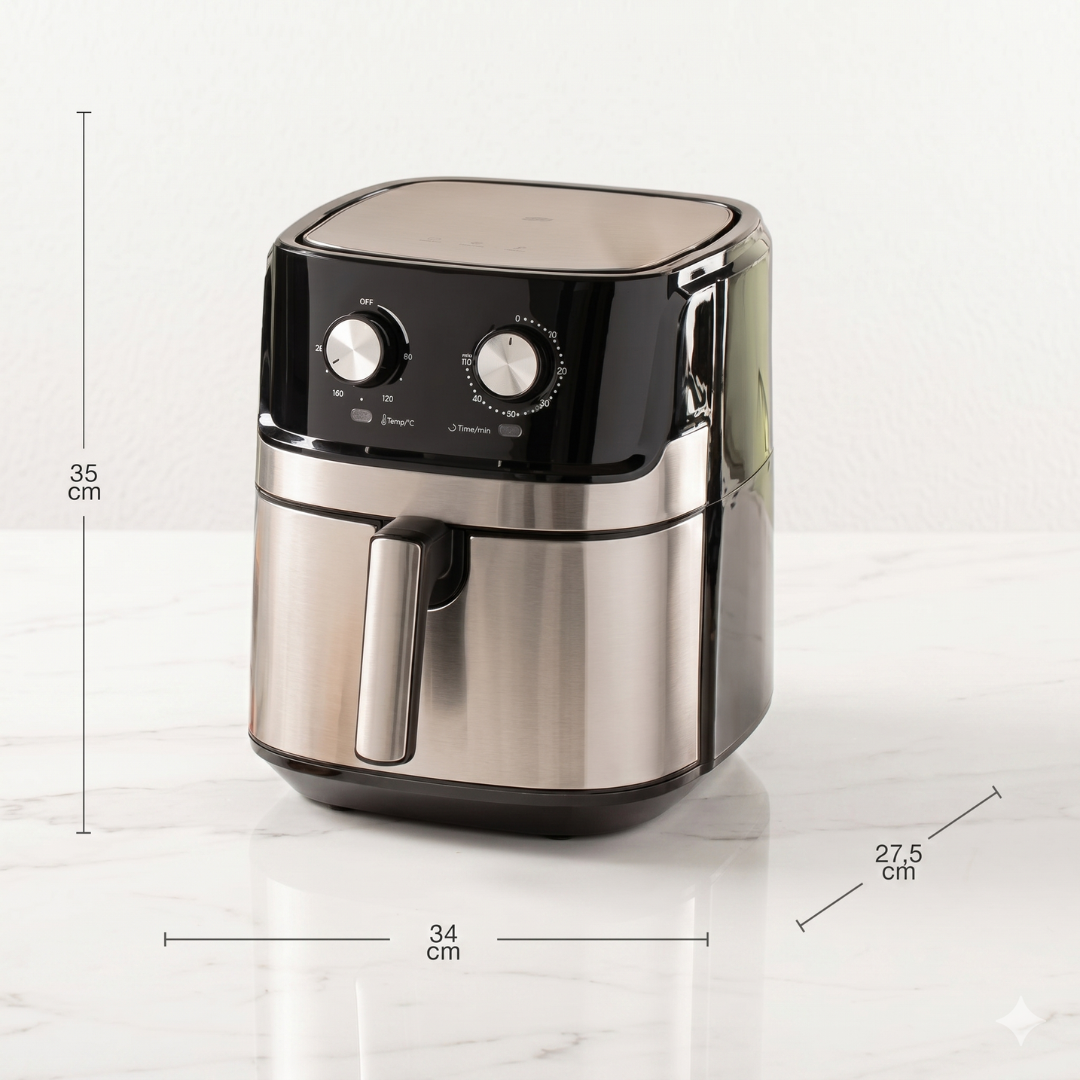 Freidora de Aire Kalley 6.3L K-MAF6 1700W Negra Sin Aceite