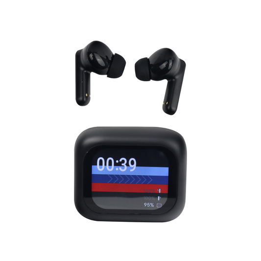 Audífonos Bluetooth TWS V14 Pantalla LCD ANC ENC IPX BT5.4