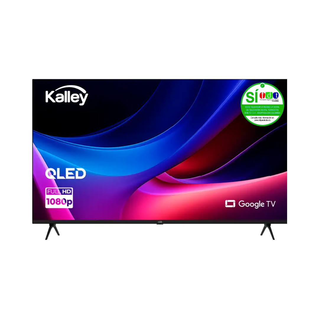 Smart TV Kalley 32” QLED FHD Google TV 32GQ200
