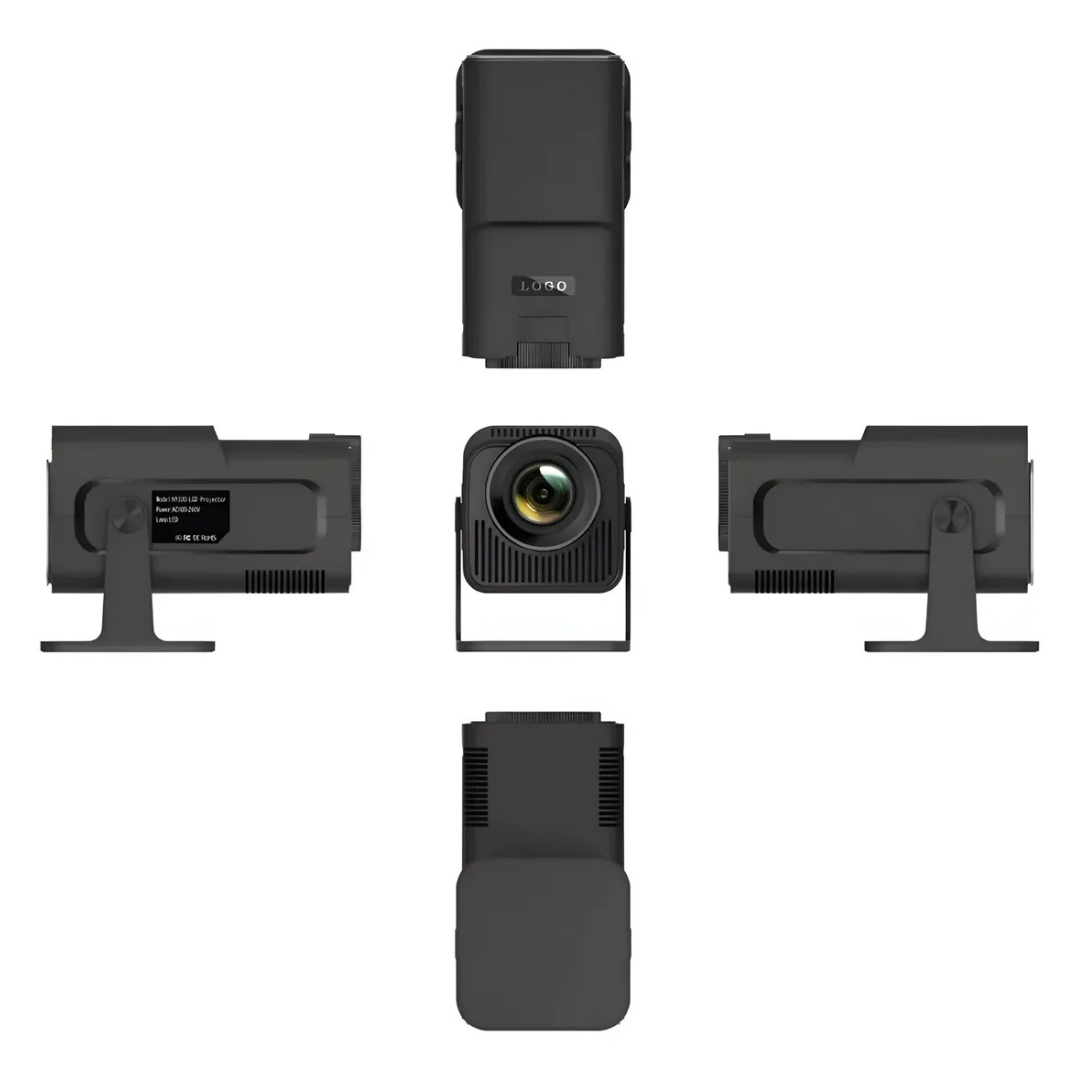 Mini Proyector HY320 1080P 4K 180° y Android 11
