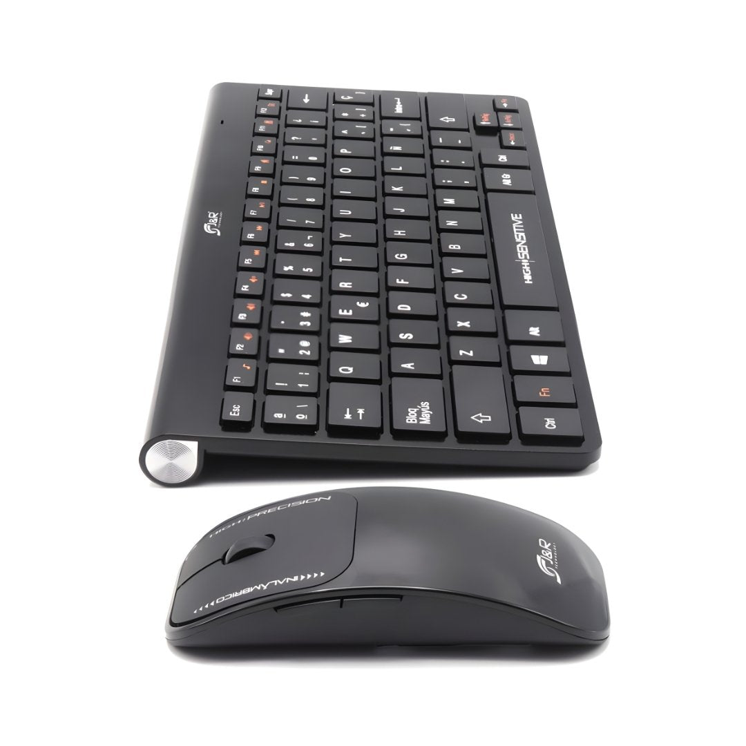 Combo Inalámbrico J&R CTMIJR-010 – Teclado y Mouse Negro