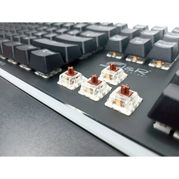 Teclado Gamer Mecánico Switches Brown Rapper Jyr