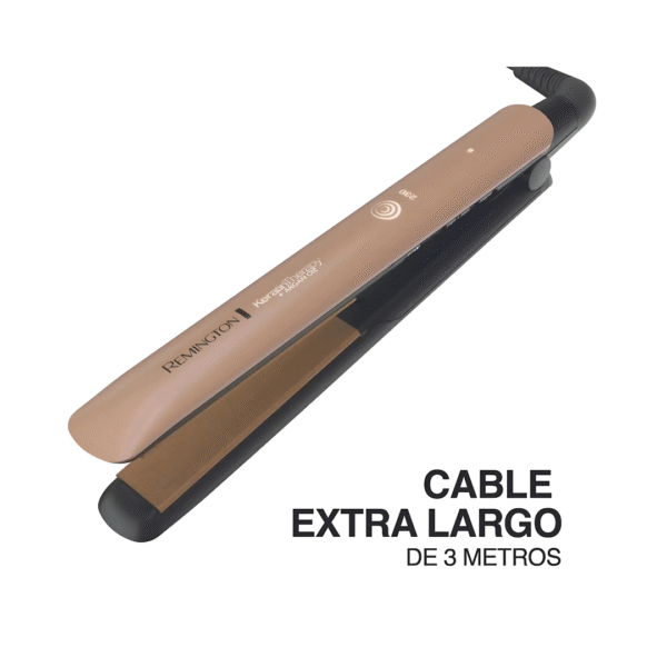 Plancha Alisadora Remington Keratina y Aceite de Argán S8599