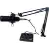 Micrófono CASTER MCJR009 con Audio Mixer y Anti-Pop