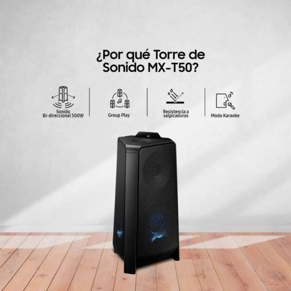 Minicomponente SAMSUNG MX-T50 500W Negro