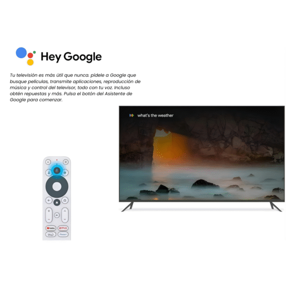 Onn Android TV Full HD Streaming con Google Assistant