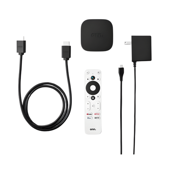 108 ONN Android TV 4K UHD con Chromecast y Google Assistant