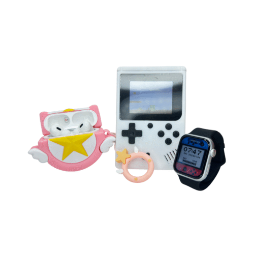 Combo Mini Smartwatch y Audífonos Inalámbricos KR-718